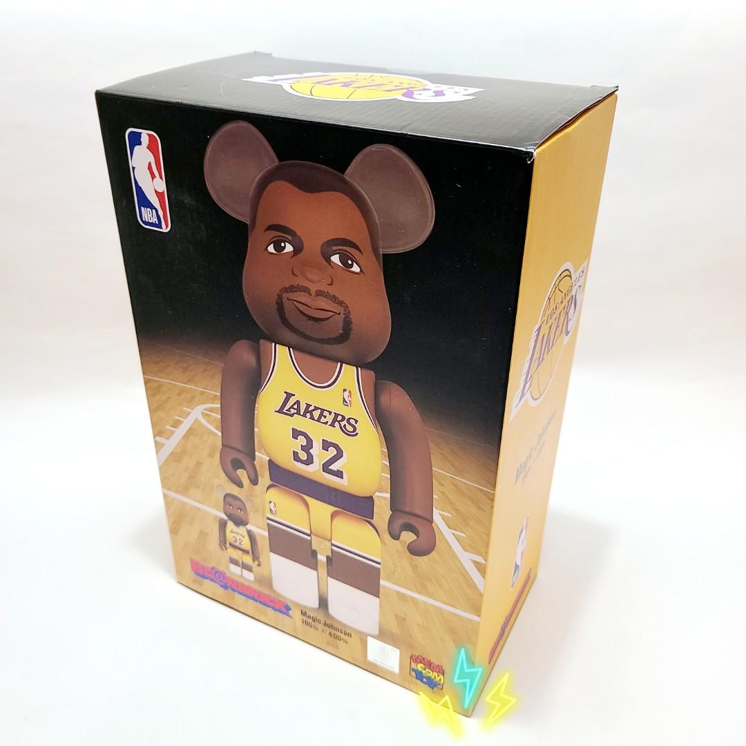 Bearbrick 400% + 100% MAGIC JOHNSON (Los Angeles Lakers) NBA