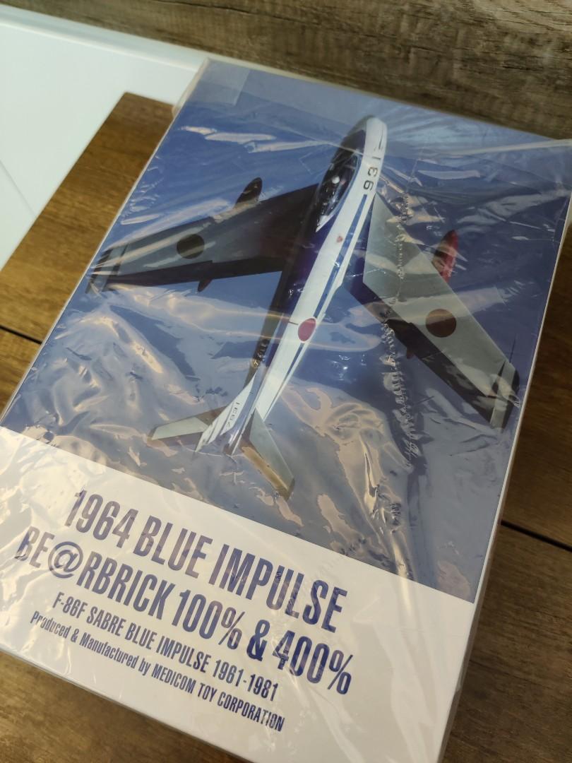 Be@rbrick 1964 blue impulse 500% 中古, 興趣及遊戲, 玩具& 遊戲類