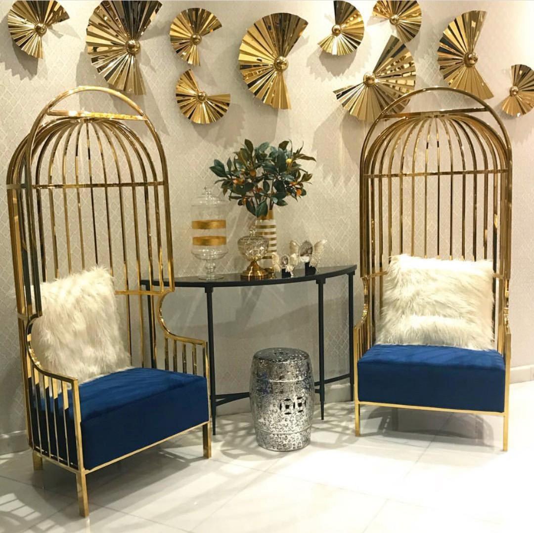 Birdcage chair top