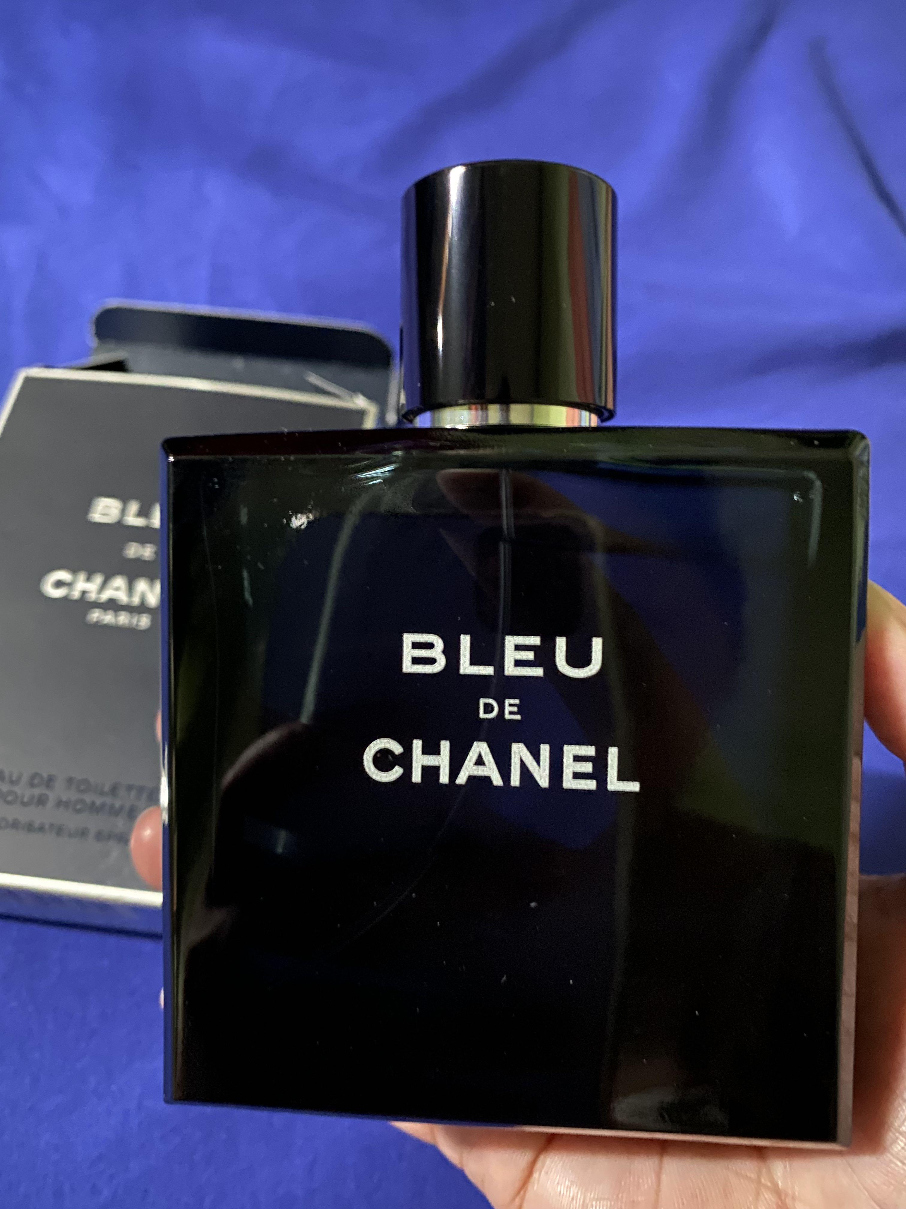 BLEU DE CHANEL EAU DE TOILETTE POUR HOMME FOR MEN 100 ML, Beauty & Personal  Care, Fragrance & Deodorants on Carousell