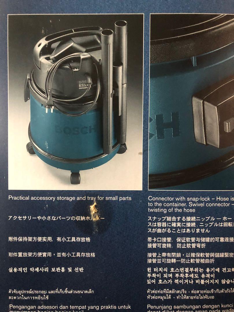 Bosch vacuum cleaner GAS 1121, TV & Home Appliances, Vacuum Cleaner