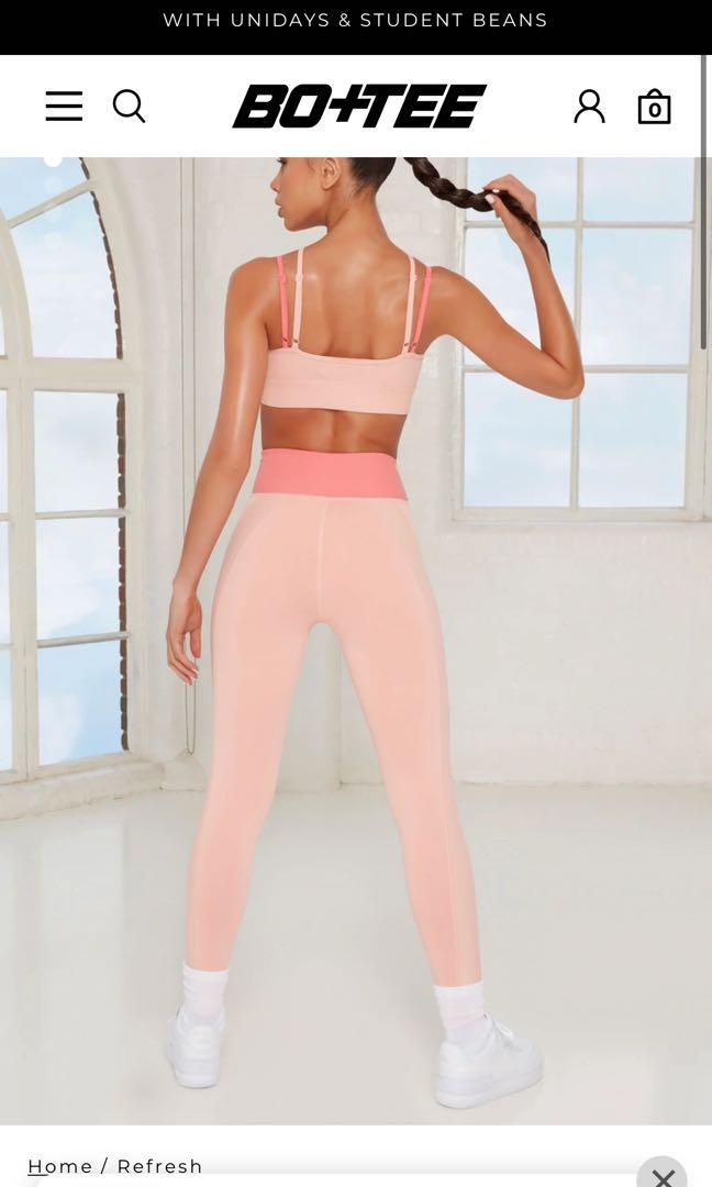 Bo+Tee BoandTee pink leggings, Women's Fashion, Activewear on Carousell