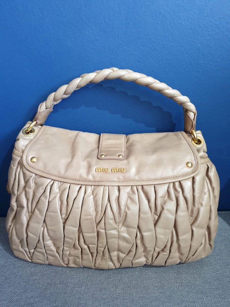 Brand New Miu Miu Bag in Beige Women s Fashion Bags Wallets