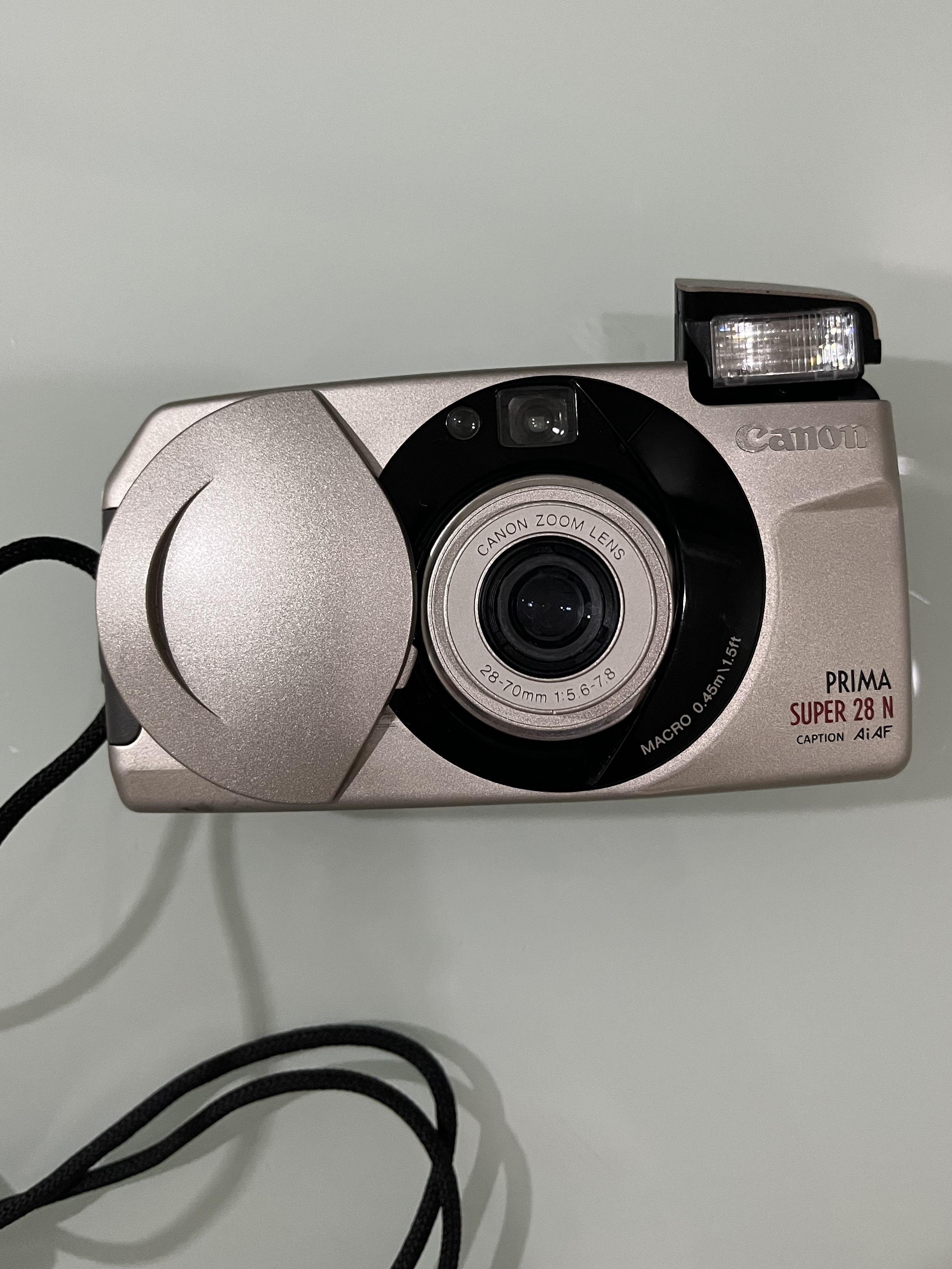 Canon Prima Super 28 Point&Shoot Camera Film Untested As Is