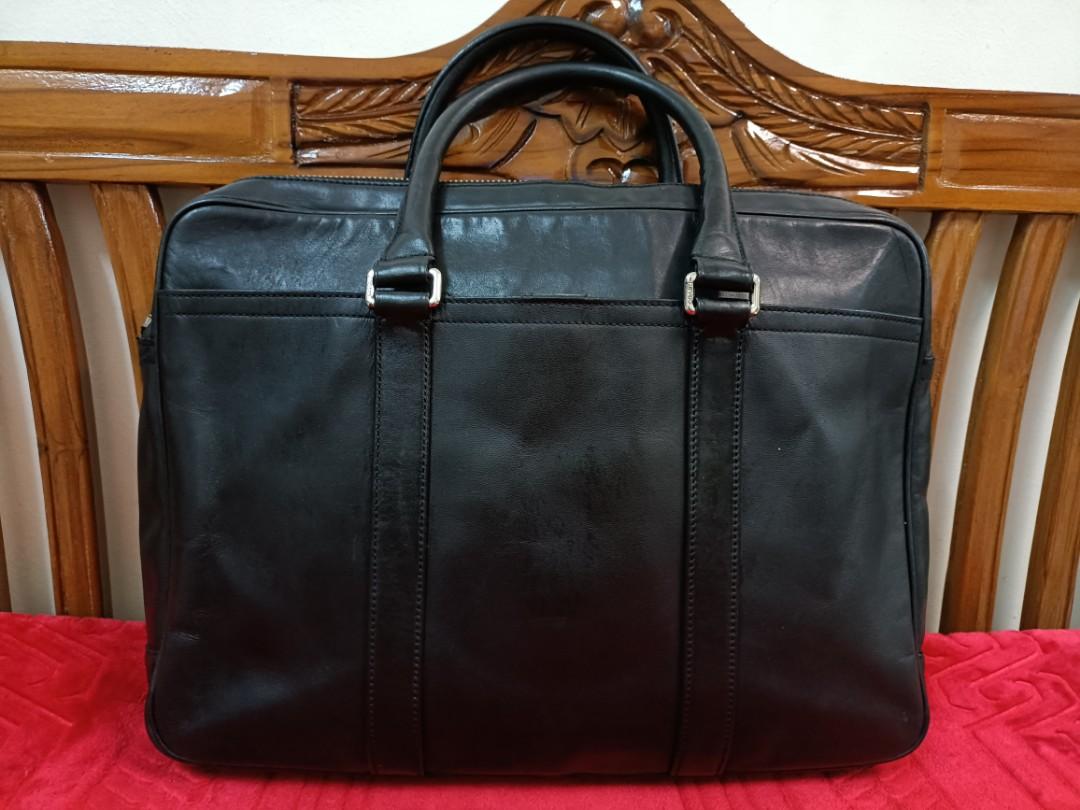 Coach best sale leather briefcase