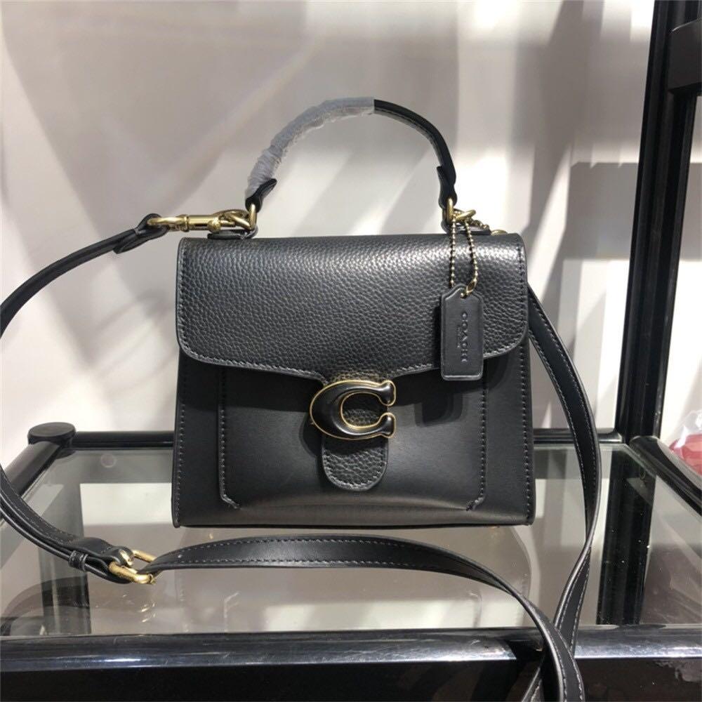 Coach tabby best sale top handle black
