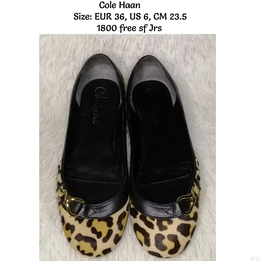 Cole haan animal print flats 2025