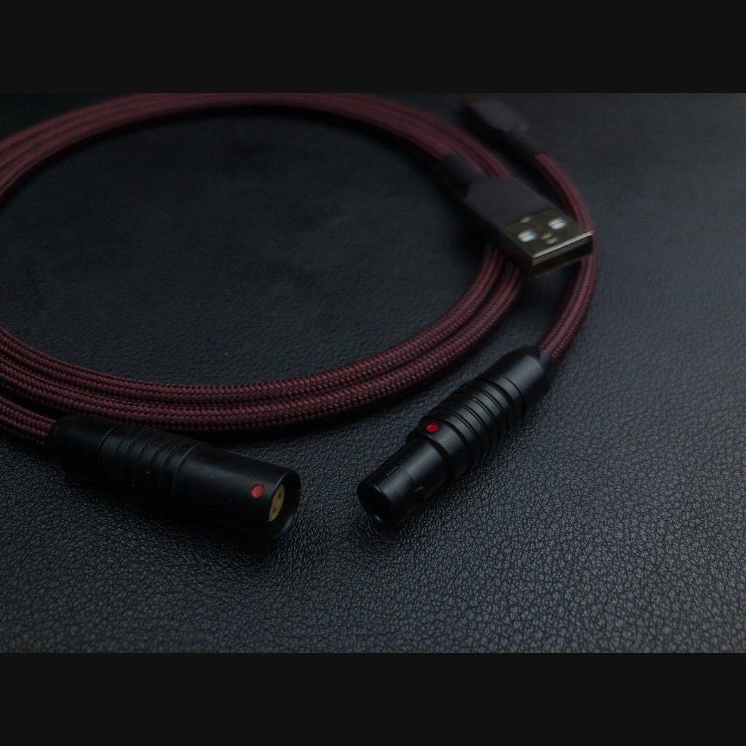 Wooting Detachable USB-C Coiled/Straight Cable Set