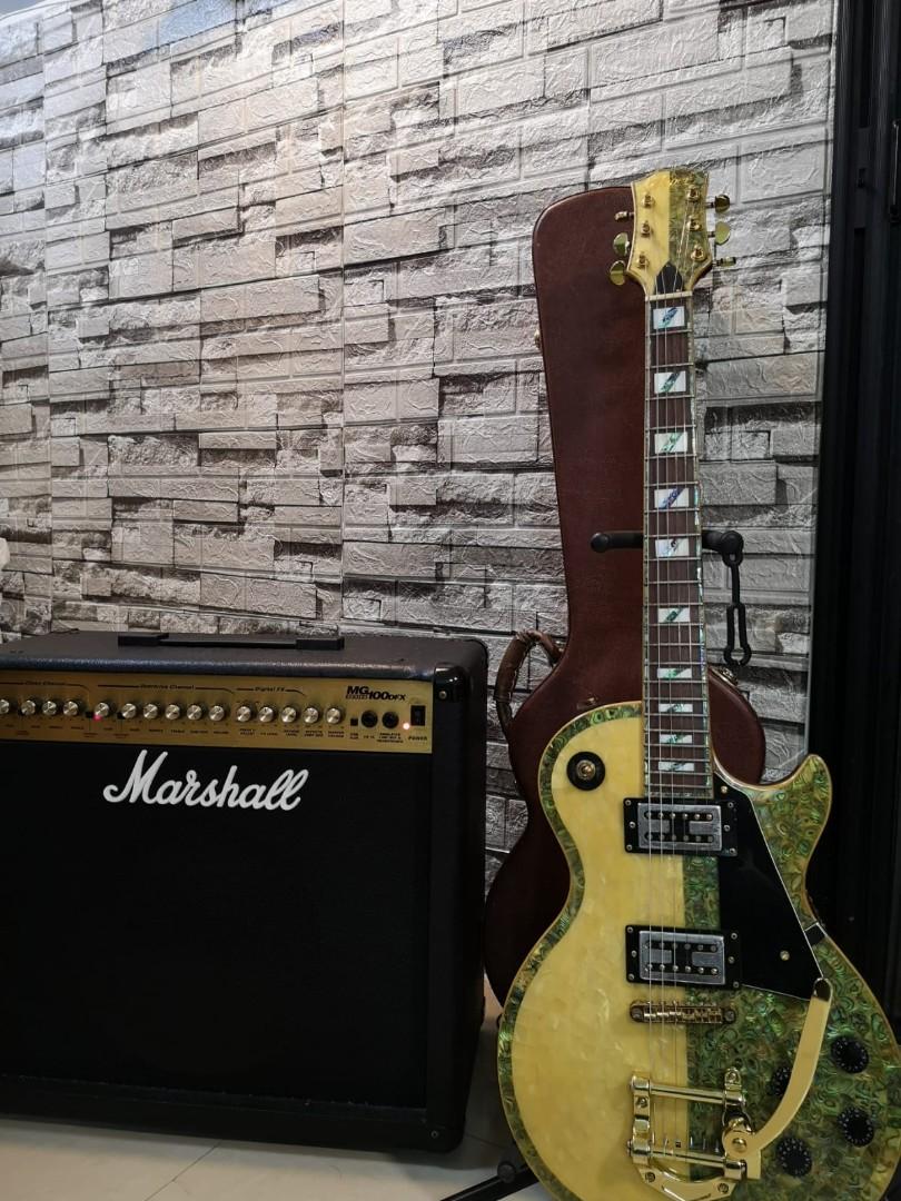 Custom出口日本Guitar + Marshall MG100DFX 100W combo guitar Amp
