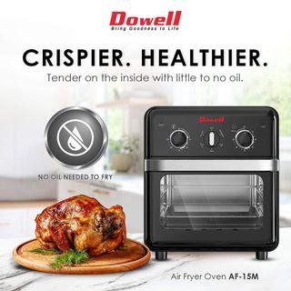 Dowell Air Fryer Rotisserie Oven for Baking Touch Screen Digital Control Heat Resistant Tempered Glass Door