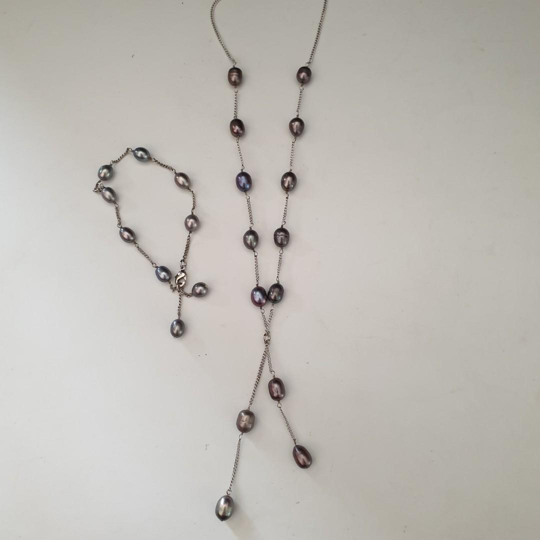 Emma Page Necklace and Bracelet Set Women s Fashion Jewelry