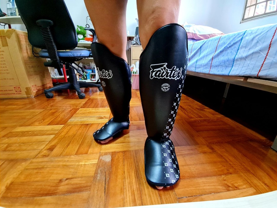 Fairtex Shin Guard Black Sports Equipment Other Sports