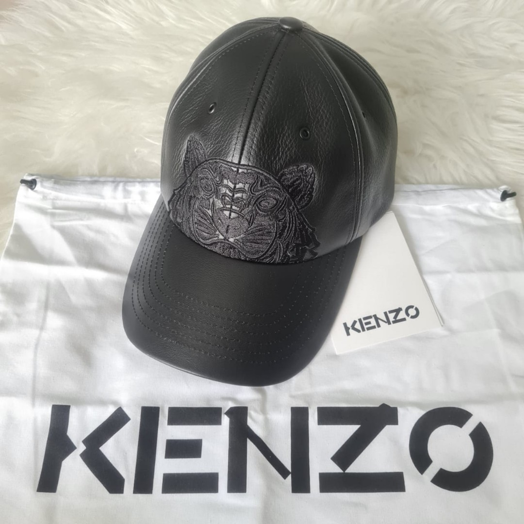 Kenzo leather hat hotsell