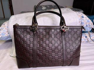 Gucci Bora guccissima leather tote bag