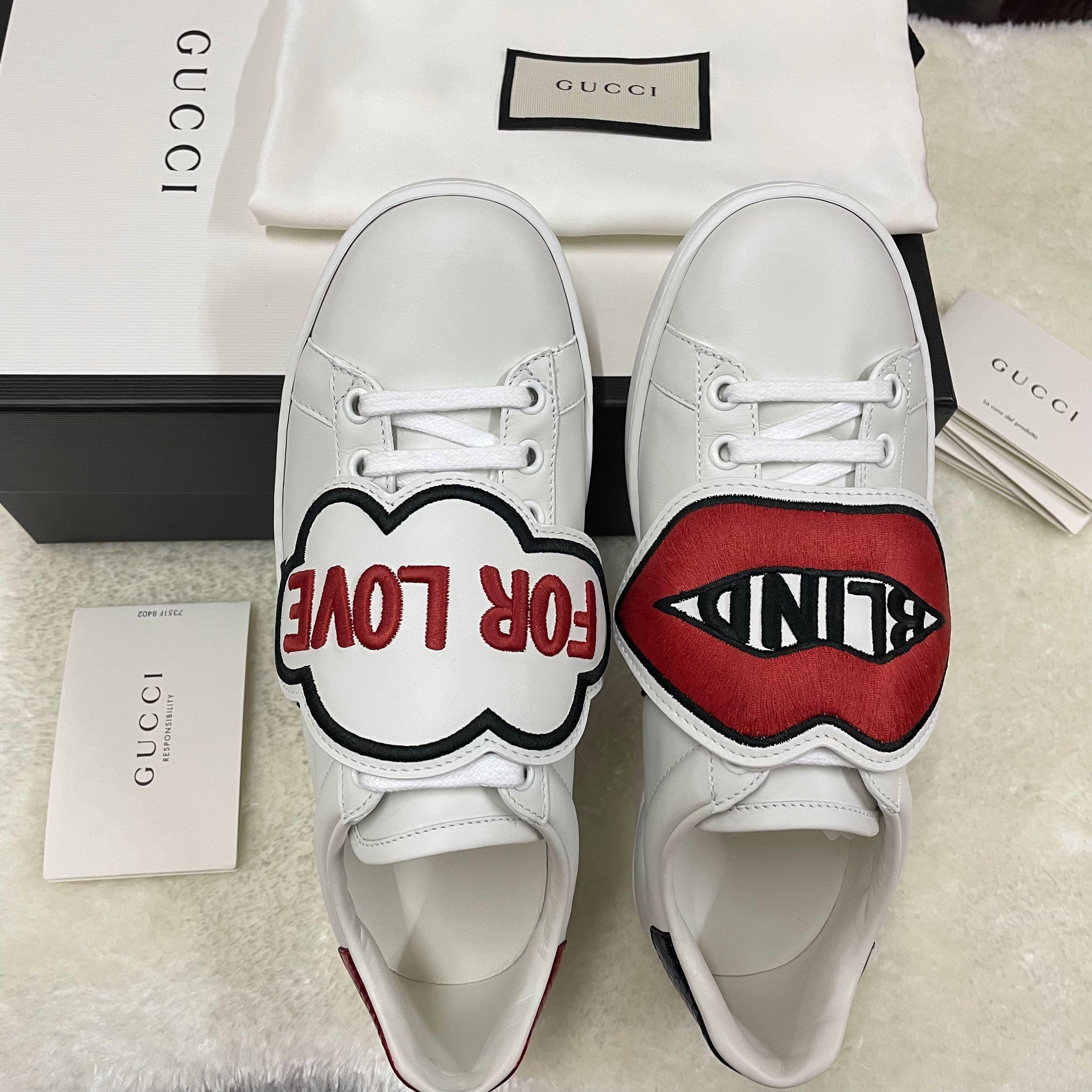 Gucci sneakers blind for love 2025