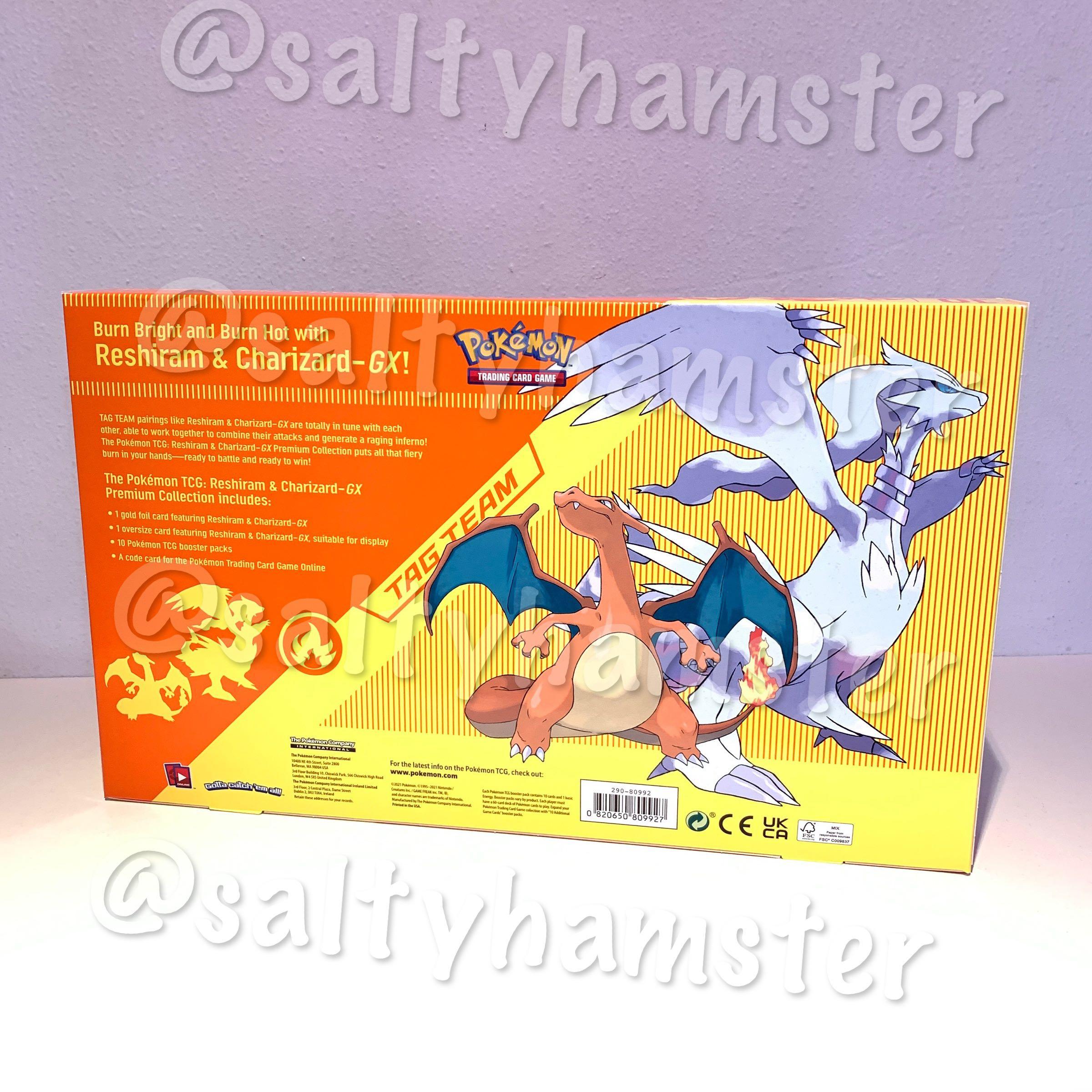 Opening a Pokemon Reshiram & Charizard - GX Premium Collection Box