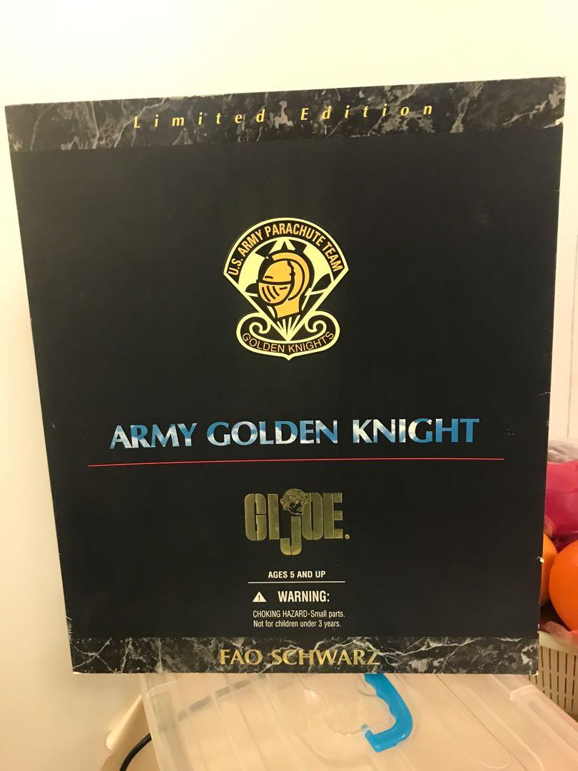 Hasbro GI Joe FAO Schwarz Army Golden Knight, 興趣及遊戲, 玩具