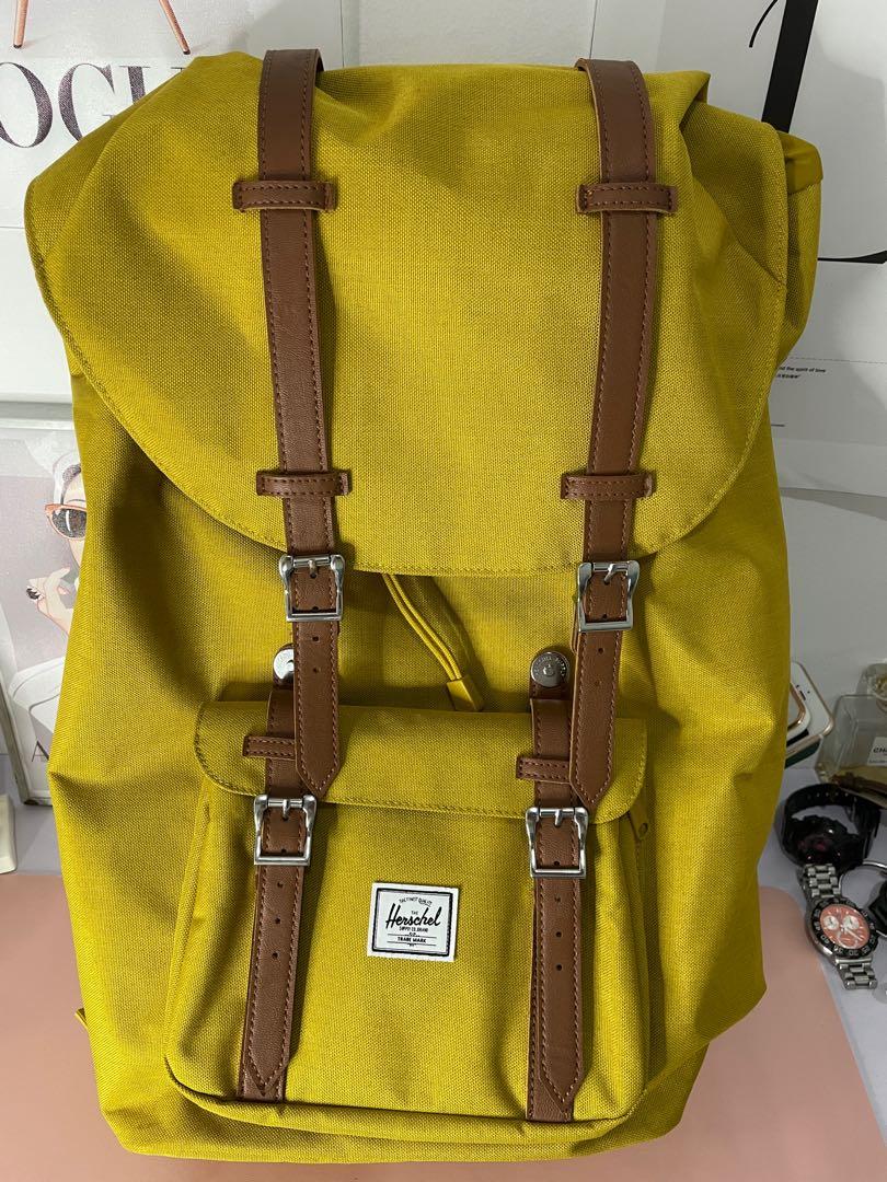 Mustard yellow clearance herschel backpack