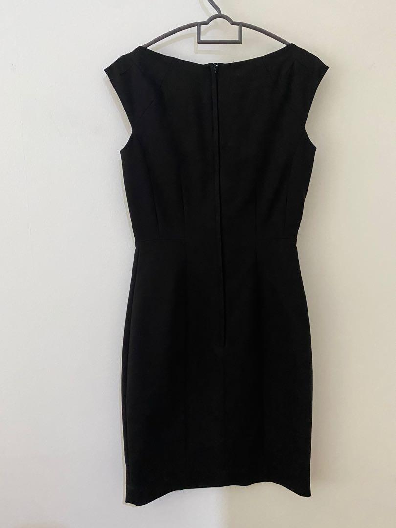 H&m black new arrivals shift dress