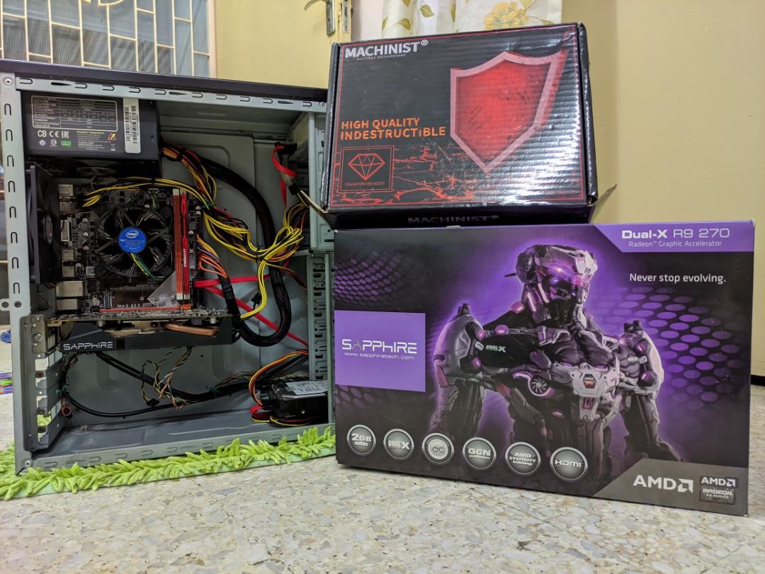 I5 3470 R9 270 Desktop GPU Set Computers Tech Desktops on