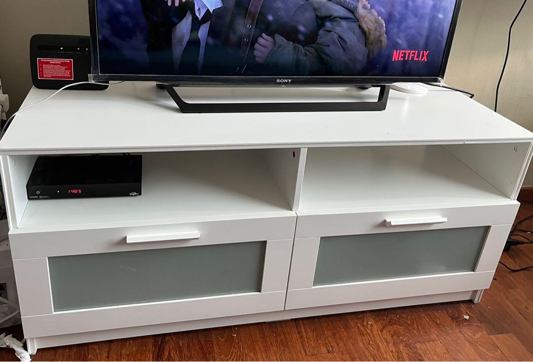 Brimnes tv sales bench white