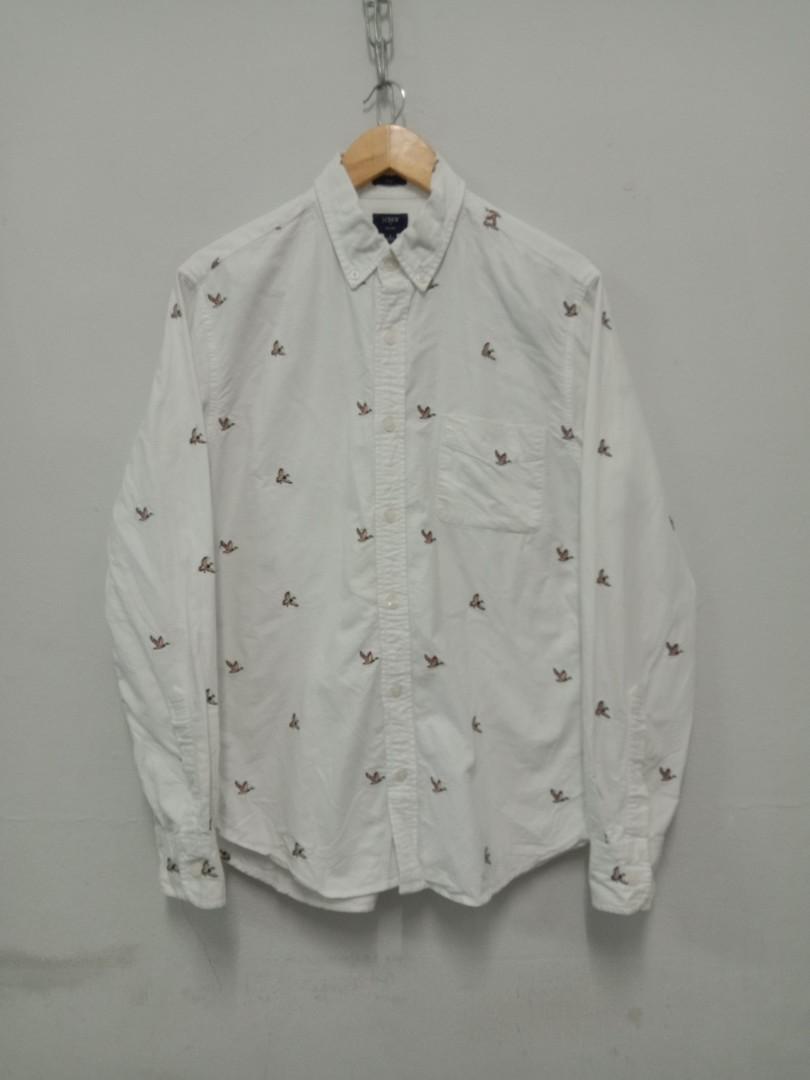 J crew deals slim fit oxford
