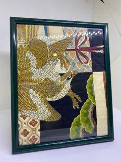 Japanese Fabric Print (framed) : 8 x 10 in