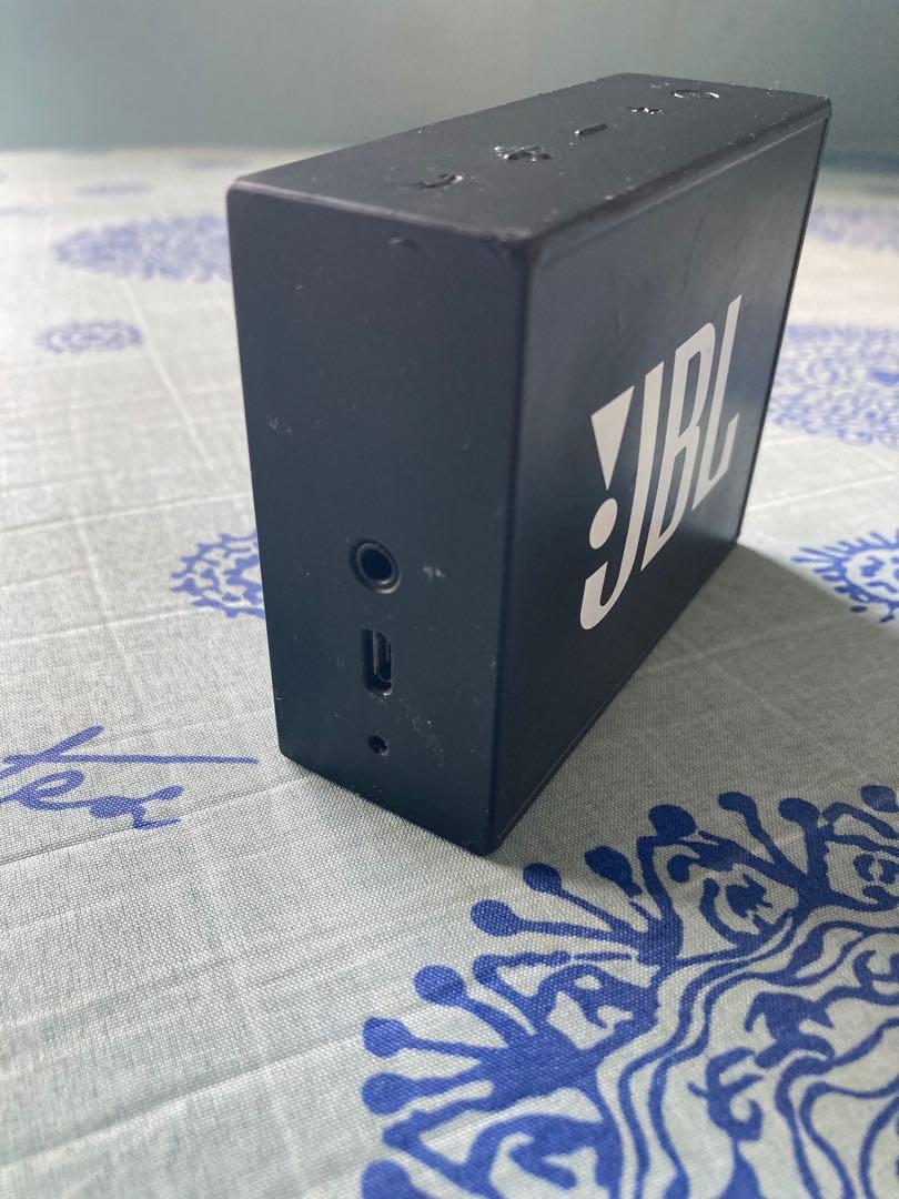 !JBL GO (Category: Portable Audio Accessories) located in Cavite. Submitted by rnsm_shoppe (Listing ID 1141047442, Image 3). Description: Original !JBL GO Bluetooth connection Gen Specs: Weight: 130g Bluetooth Ver.: 4.1 Support: A2DP V1.2 AVRCP V1.4 HFP V1.6 HSP V1.2 Audio Specs: Transducer 1x40mm Output Power 3.0W Freq. Response: 180Hz-20kHz Signal to Noise Ratio: >=80dB Dimensions: HxWxD: 68.3mm x 82.7mm x 30.0mm Embossed Back ( pls refer to ph