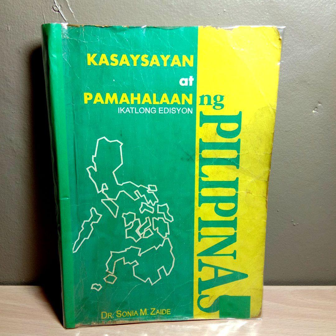 Kasaysayan At Pamahalaan Ng Pilipinasikatlong Edisyon By Dr Zaide Sonia M Hobbies And Toys 6174