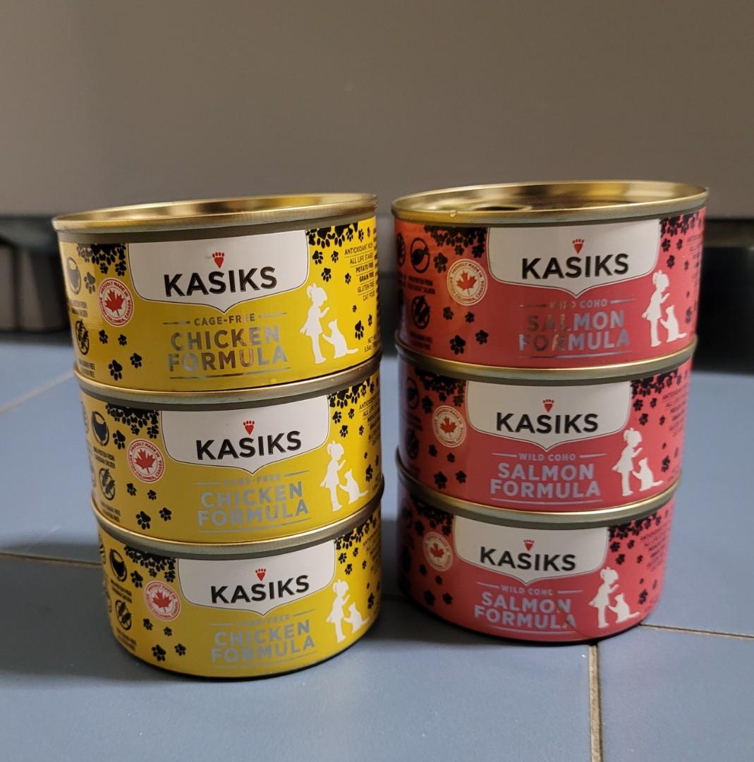 Kasiks Premium Cat Food Made in Canada Cagefree Chicken pate x3, Wild