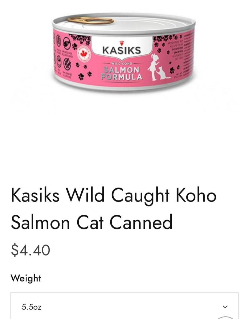 Kasiks Premium Cat Food Made in Canada Cagefree Chicken pate x3, Wild