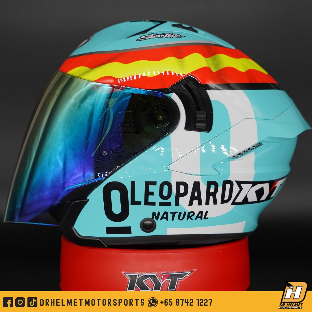 KYT Helmet NFJ Jaume Masia Leopard 