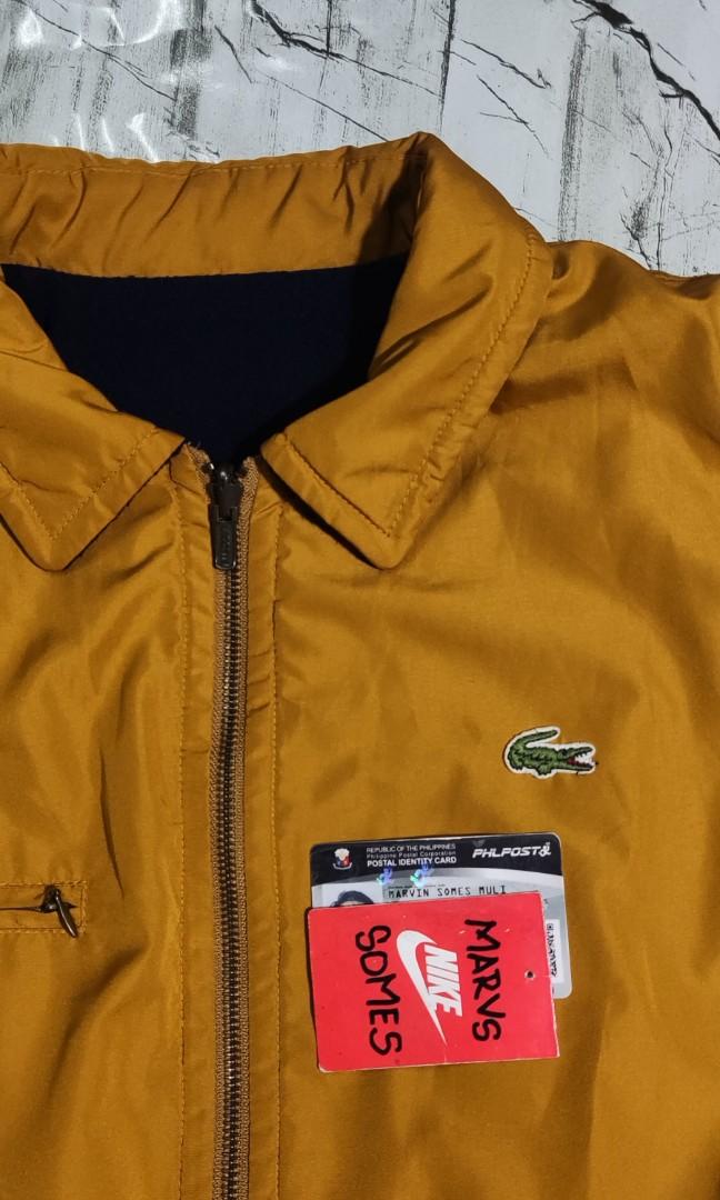 LACOSTE REVERSIBLE JACKET (Category: Activewear) located in Valenzuela. Submitted by streetsource (Listing ID 1141024866, Image 3). Description: LACOSTE REVERSIBLE JACKET SIZE 52-4 FIT XL MENS DIMINSION 31 x 26 excellent condition price 3,000.