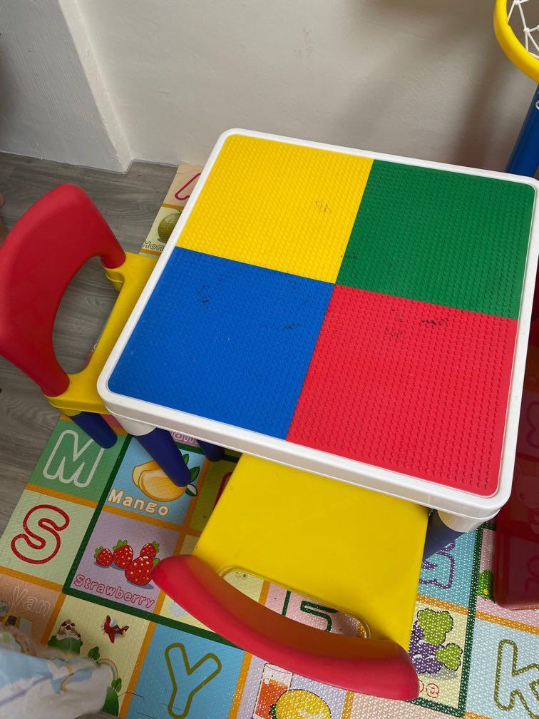 Lego table and chairs for kids, Babies & Kids, Baby Nursery & Kids Furniture, Kids' Tables