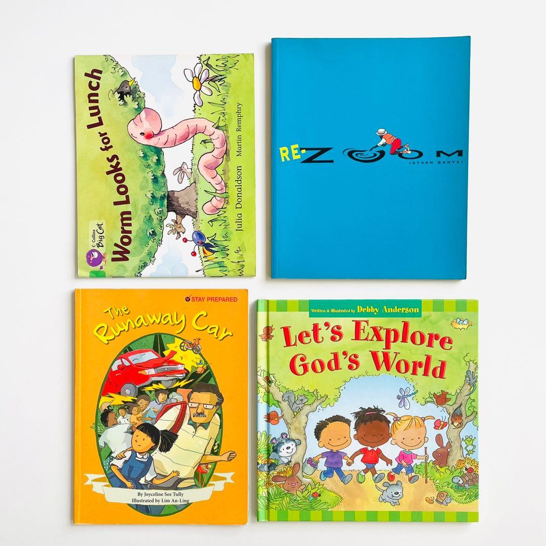 Worm Looks For Lunch Julia Donaldson The Runaway Car Re Zoom Let S Explore God S World Children Storybook Kids Story Book Hobbies Toys Books Magazines Children S Books On Carousell