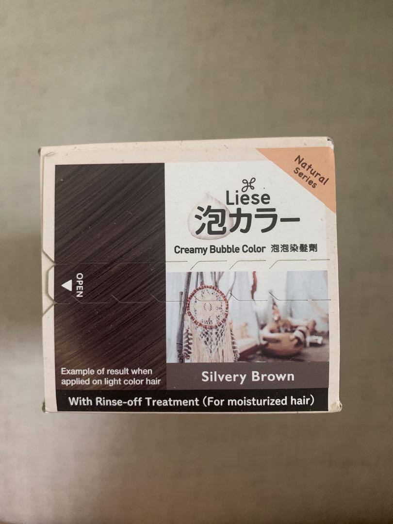 Liese Creamy Bubble Color in Silvery Brown shade, Beauty & Personal