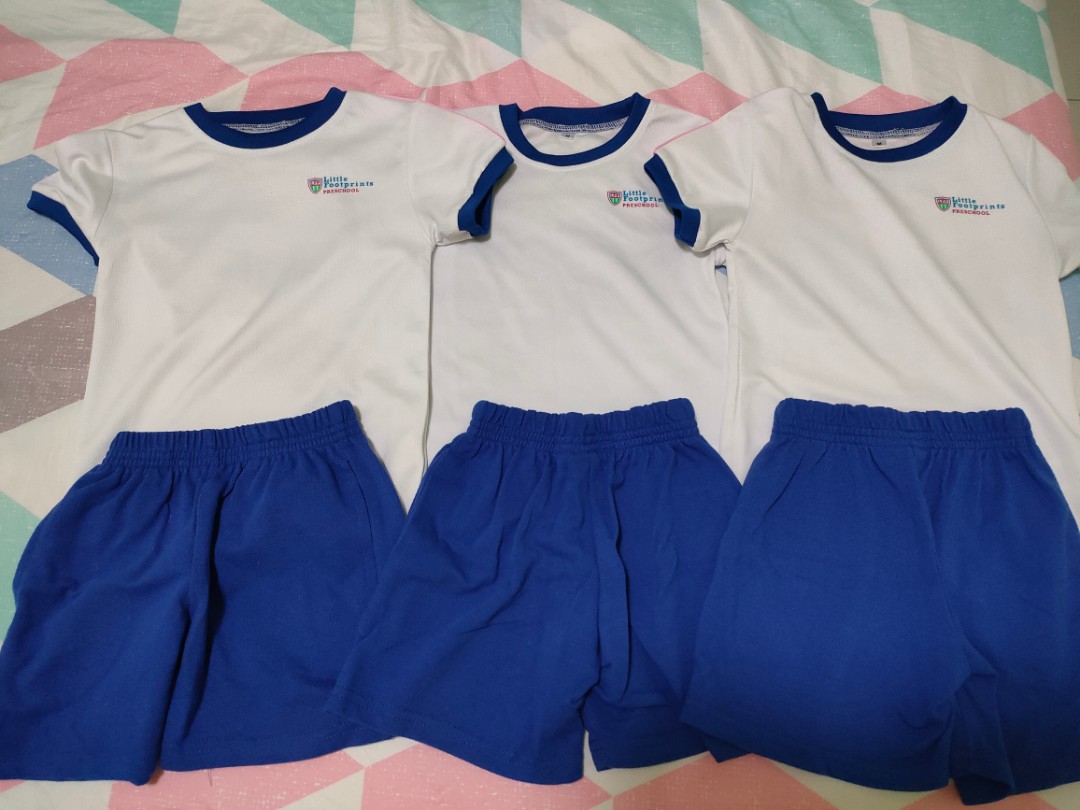 Little Foot Print Preschool Uniform, Babies \u0026 Kids, Babies \u0026 Kids Fashion  on Carousell