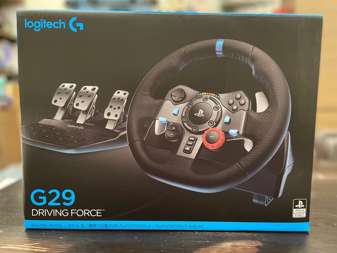 Logitech G29 Driving Force Racing Wheel, Video Gaming, Gaming ...