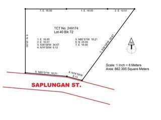 LOT FOR SALE 862 SQM - Saplungan St., Amparo Subd., Caloocan City, MM