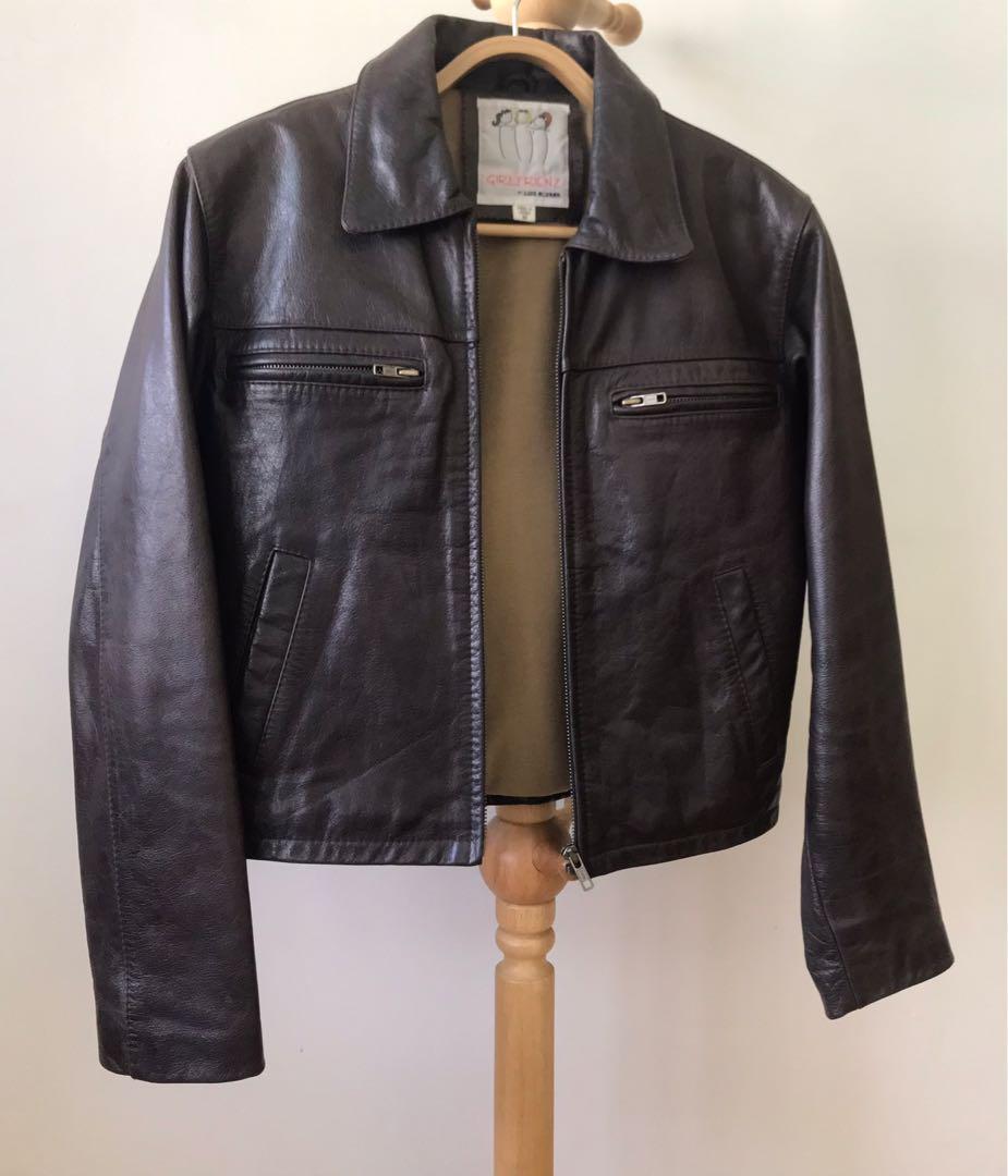 Luis Alvear genuine leather jacket M, Women's Fashion, Coats, Jackets ...