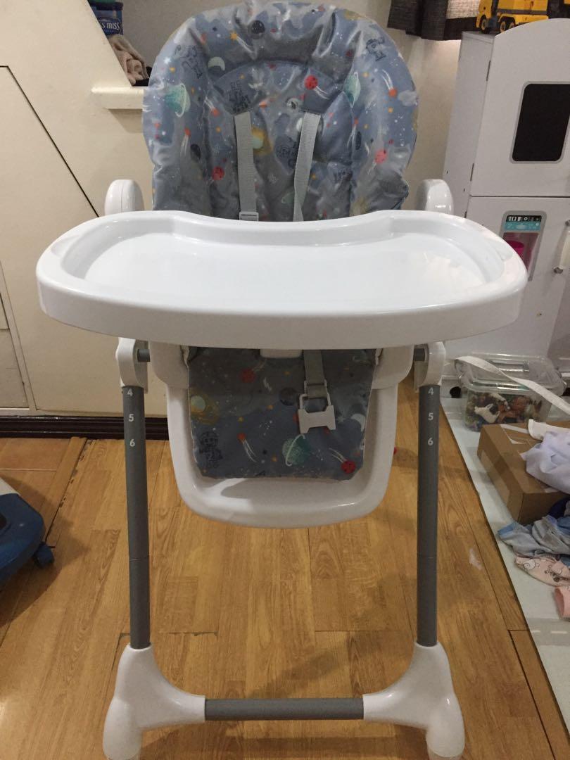 Mamas Papas Snax Adjustable High Chair with Removable Tray