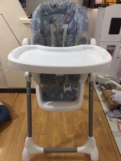 Mamas & Papas Snax Adjustable High Chair with Removable Tray Insert