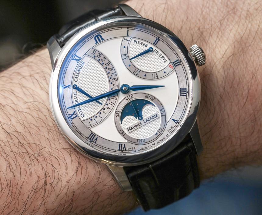 Maurice lacroix deals masterpiece moon retrograde
