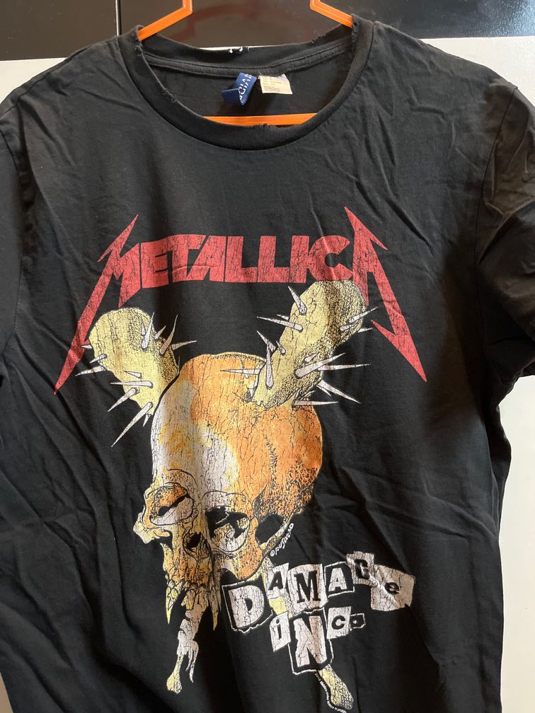 Metallica X San Francisco Giants Band Shirt, Men's Fashion, Tops & Sets,  Tshirts & Polo Shirts on Carousell