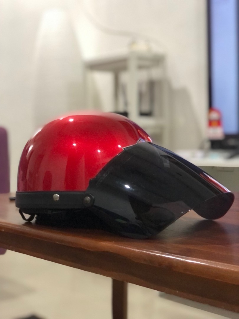 Helmet separuh best sale mhr