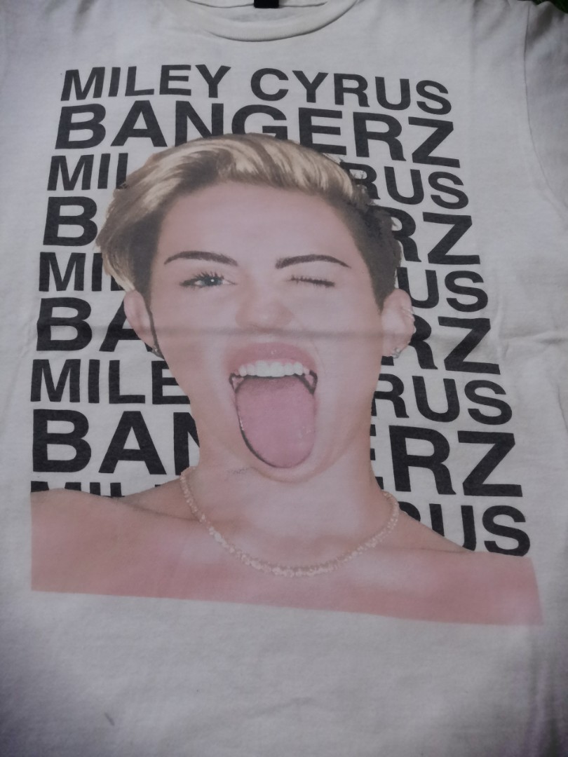 miley cyrus, Men's Fashion, Tops & Sets, Tshirts & Polo Shirts on Carousell