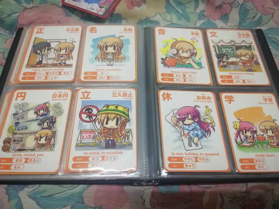 Moekanji Japanese Flash Cards (Category: Educational & Learning Toys) located in Manila. Submitted by qsherwins (Listing ID 1141093355, Image 1). Description: Moekanji Japanese Flash cards -Brand new with original box (card album not included). -Complete 80 pcs. card. -No damage or scratches. -English and Japanese language. -Made in Japan. RFS: Not into card collection MOP: Meetup COD, Gcash/Grab or Gcash/Shopee checkout..