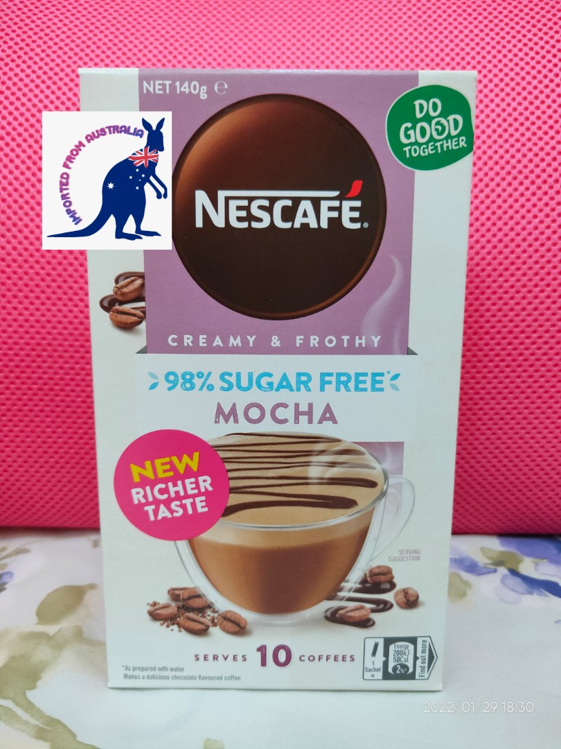 nescafe mocha sugar free