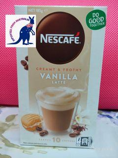 Nescafe Vanilla Latte (10 sachets) from Australia