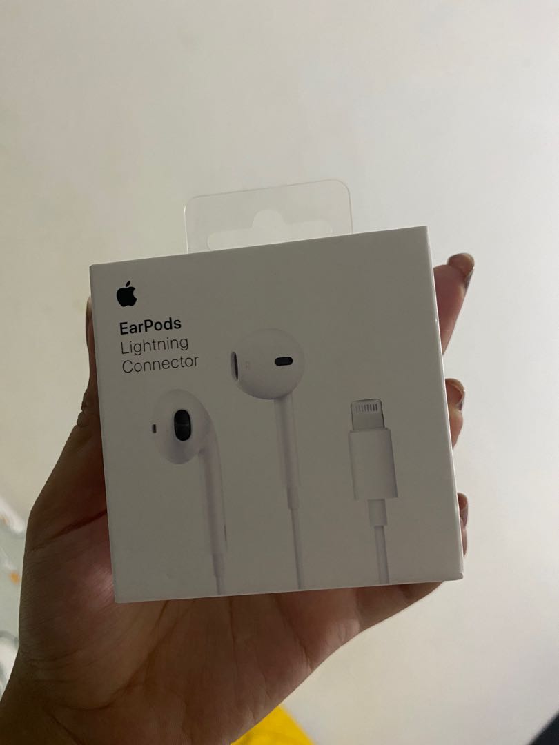 NEW ! Headset Earpods Original ibox Lightning, Telepon Seluler & Tablet